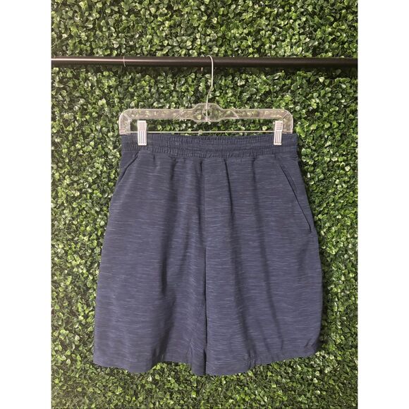 Lululemon Pace Breaker Short 9" *Liner Heather Allover Iron Blue True Navy Sz Me - Picture 1 of 4